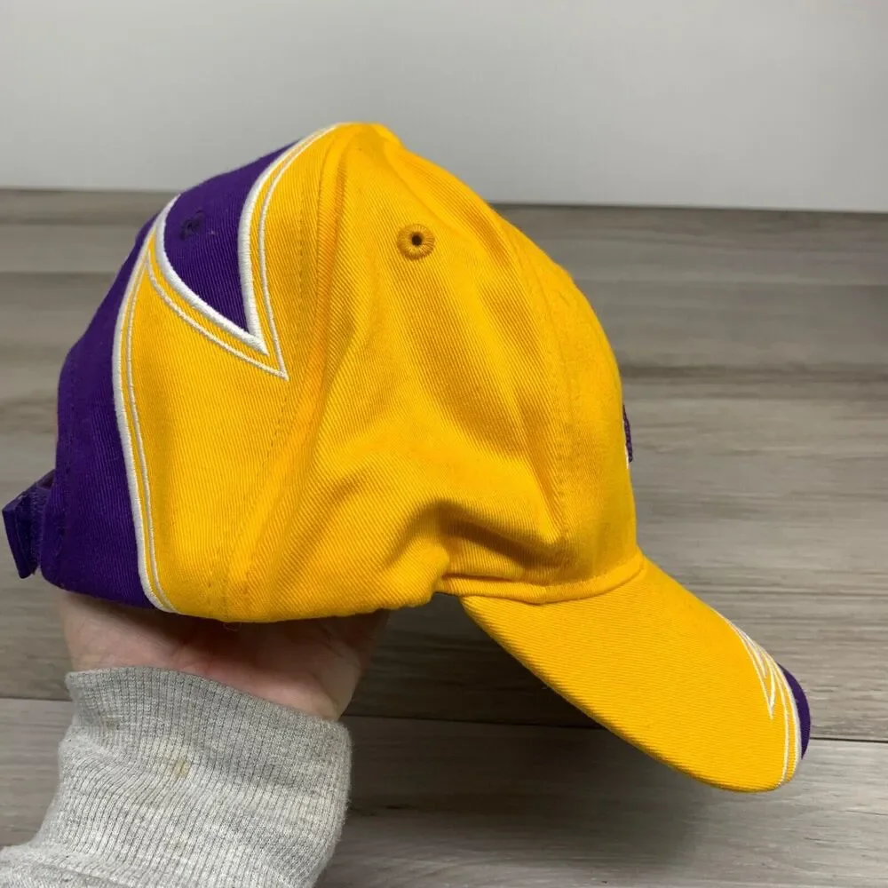 Los Angeles Lakers Youth Hat Reebok Adjustable Purple Yellow‎ 100% Cotton